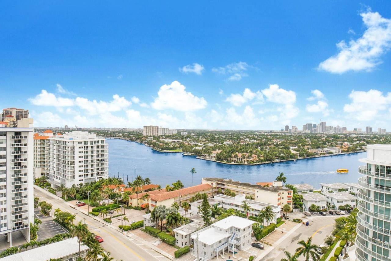 Luxury Corner 1 Bedroom W Residence With Fantastic Intercoastal Views, Pool & Hot Tub Fort Lauderdale Exterior photo
